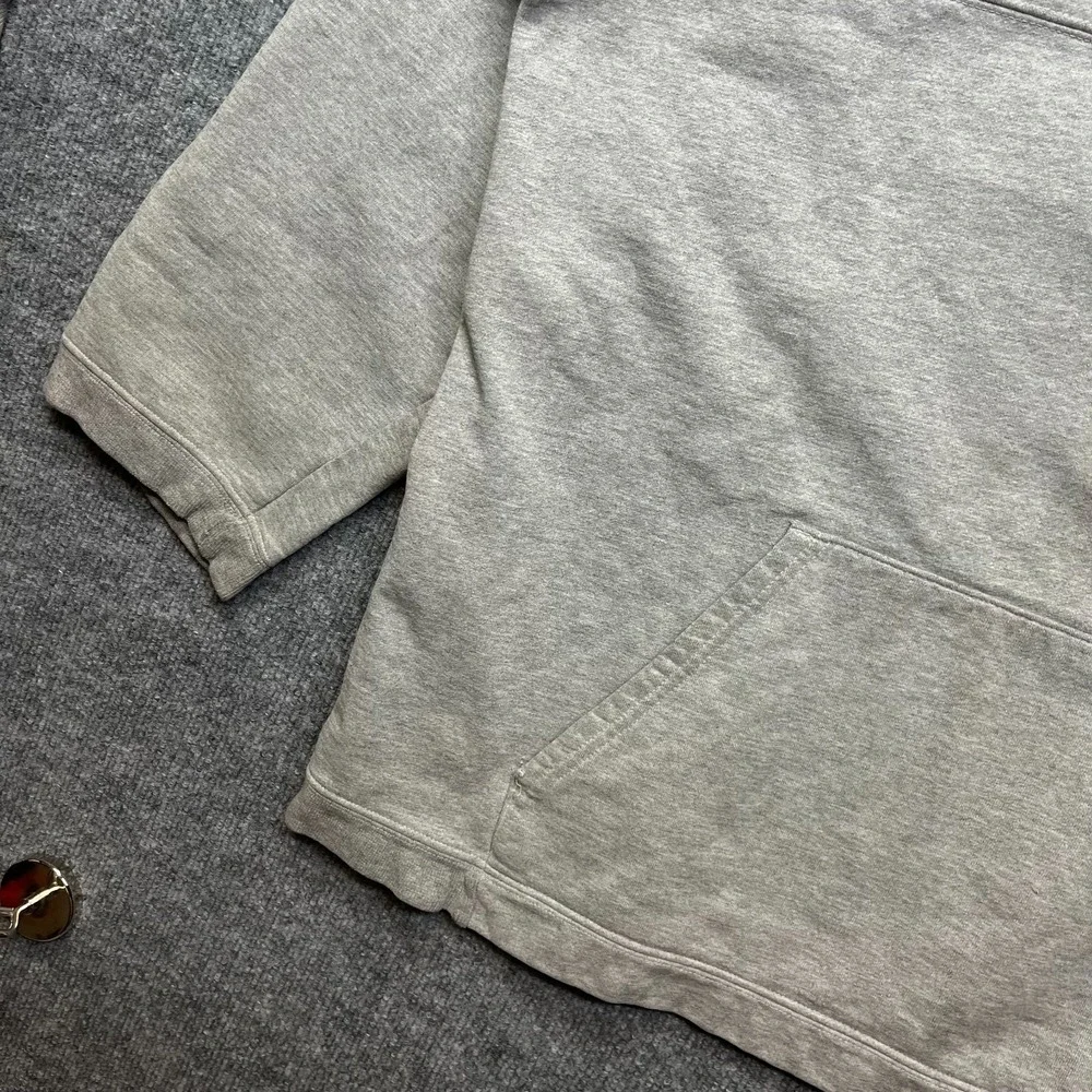 Jordan Fleece‎ Hoodie Men's 2XL Gray Long Sleeve Pullover Sports Y2K USA Made